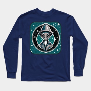 WELL-DRESSED ALIEN AMONG THE STARS Long Sleeve T-Shirt